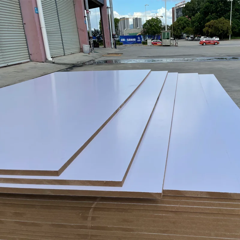 Moistureproof Melamina MDF Price Wood grain MDF Melamine Laminated for Furniture