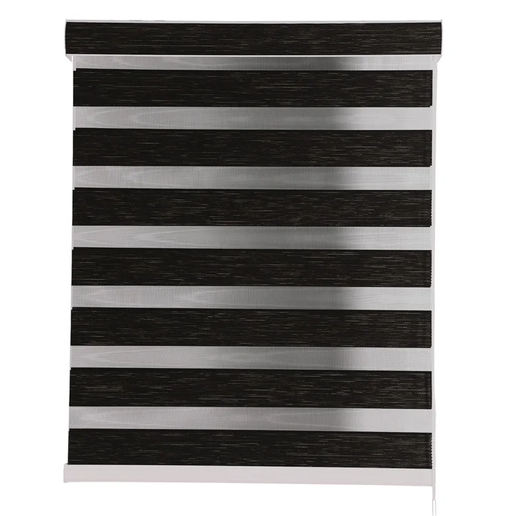Zebra Blinds Day and Night Semi Blackout Full Blackout Electric Automatic curtain Zebra Blinds shades
