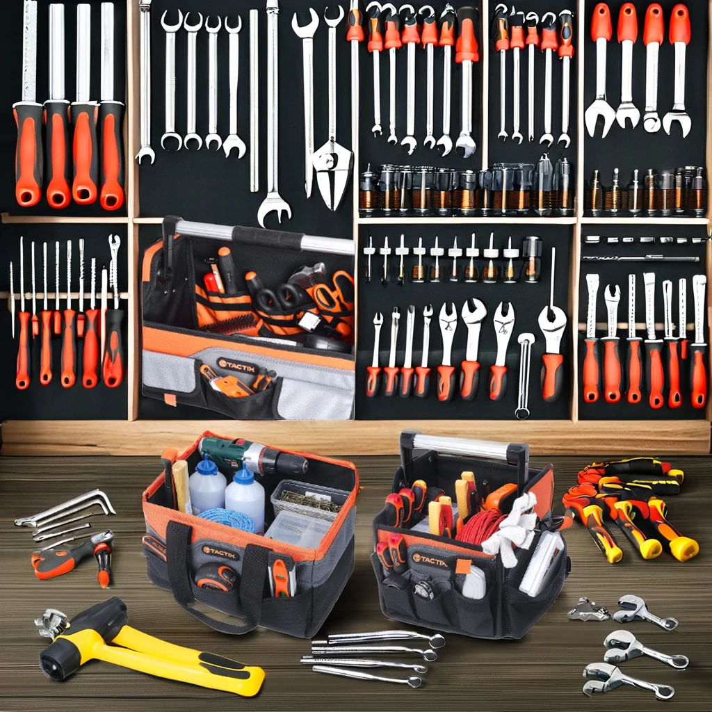 High Quality Custom Open Frame Tool Storage Bag Factory Direct Portable Canvas and Polyester Design for Tools Organization