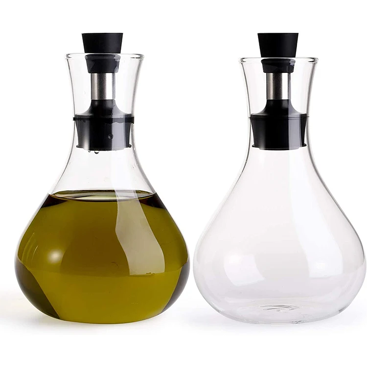 Hot sale Amazon Excellent Material kitchen bulk oil dispenser bottle glass oil bottle for cooking