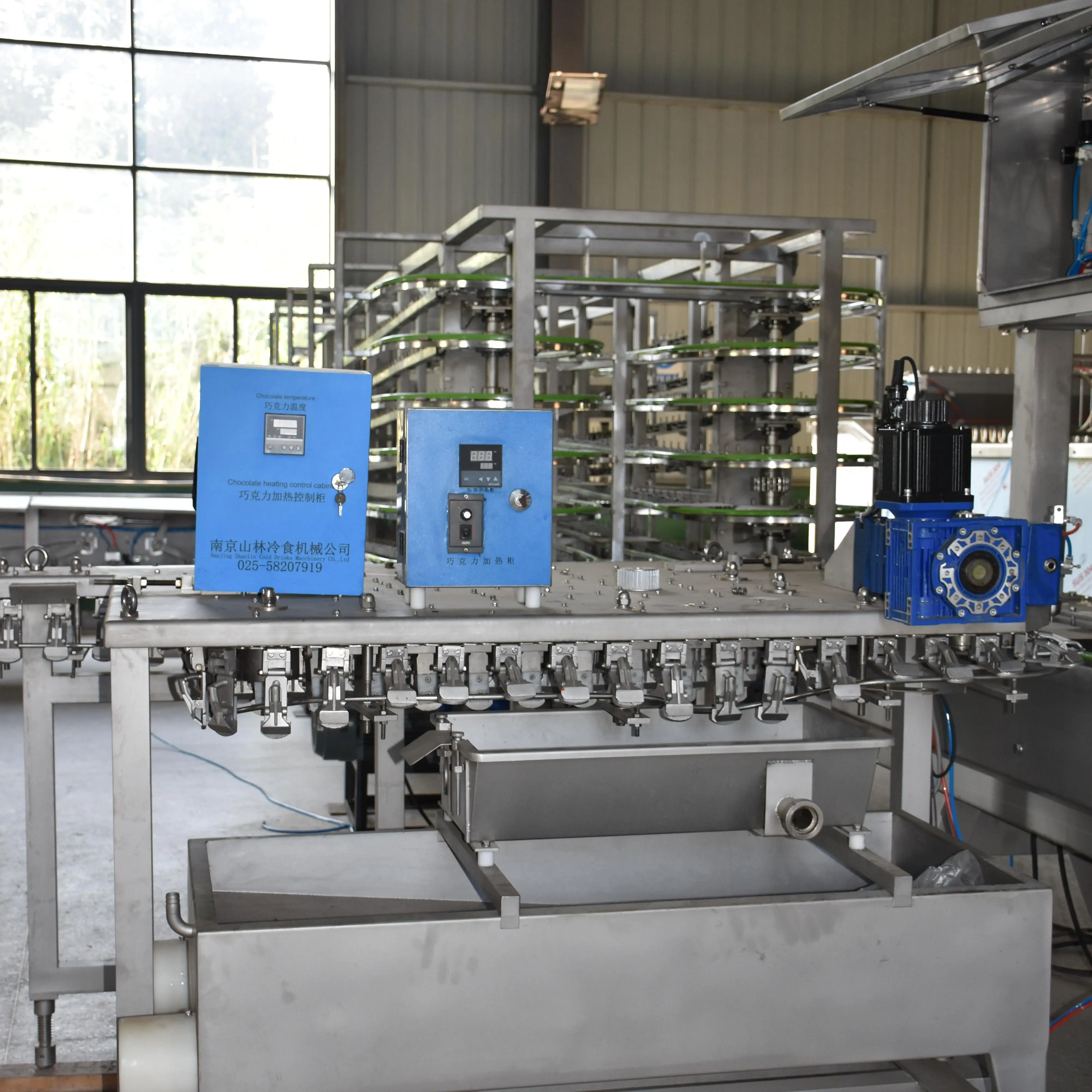 Application ice-cream production line  ice-cream extrusion line