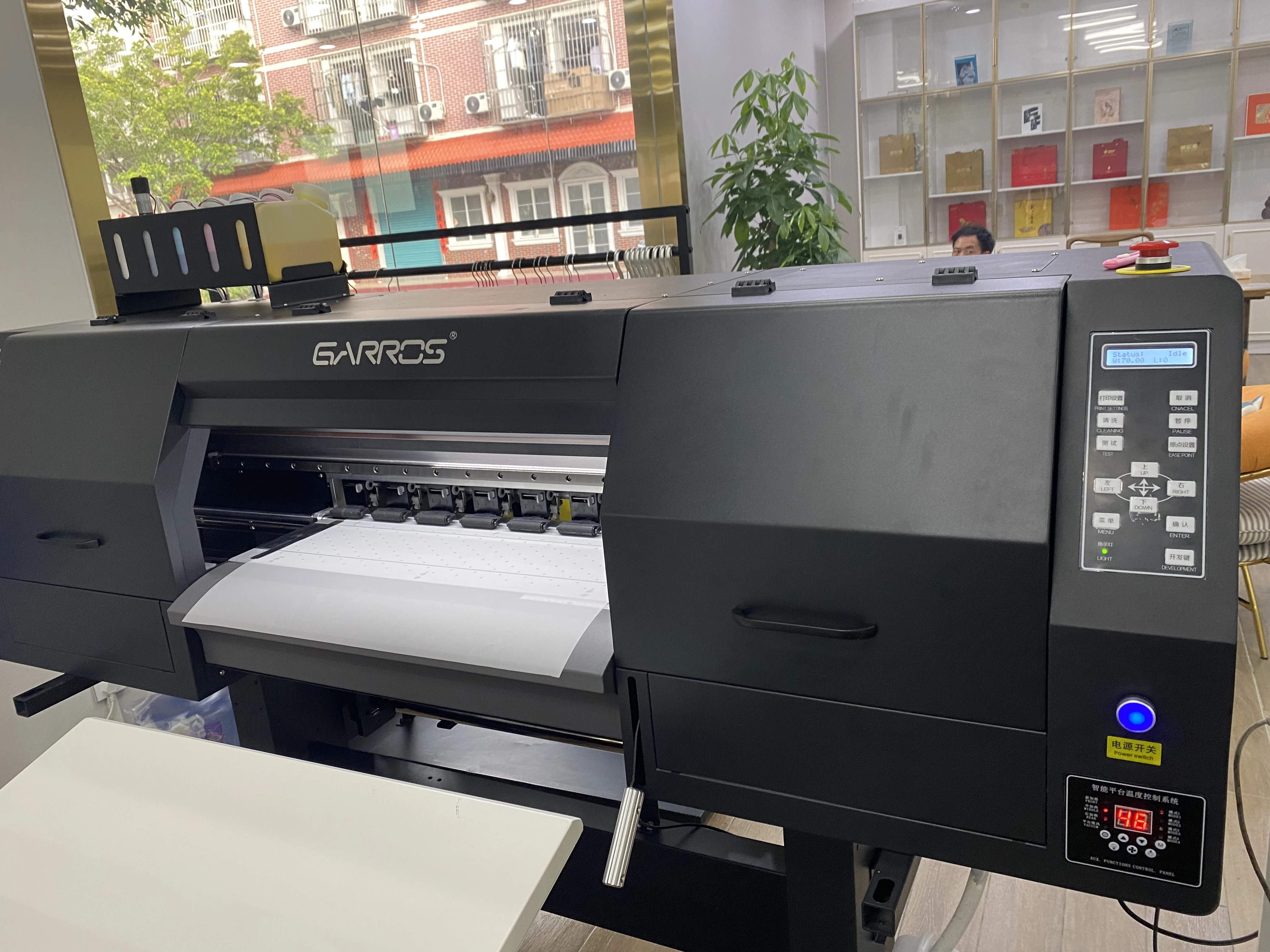 heat press machine garros dtf brand new polyester fabric for jerseys clothes printing machine T shirt printer