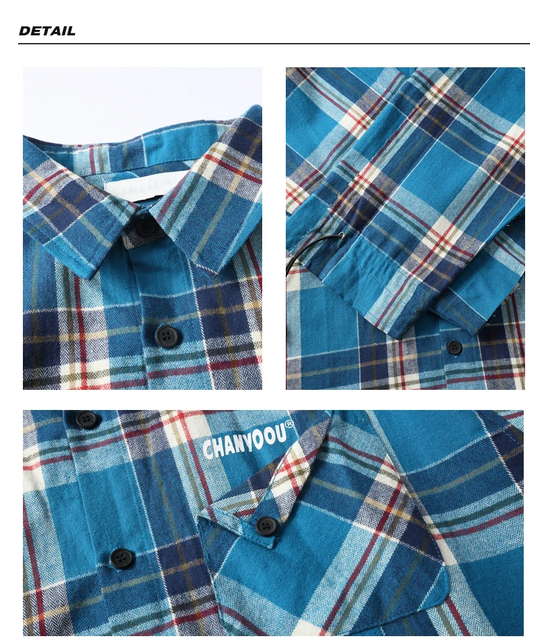 Hot selling Best sale with 100% organic cotton plaid flannel man shirt