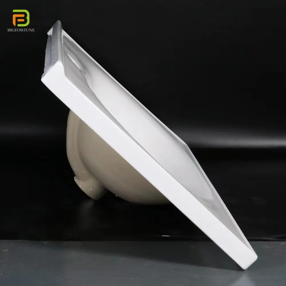 Chaozhou sanitary ware ceramic white bathroom sink basin wash face and cabinet hand basin for public