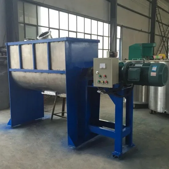 factory price 50kg laundry detergent washing powder ribbon blender mixing machine equipment