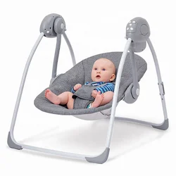 Modern hot sale baby cradle swing chair with toys indoor and outdoor baby chair