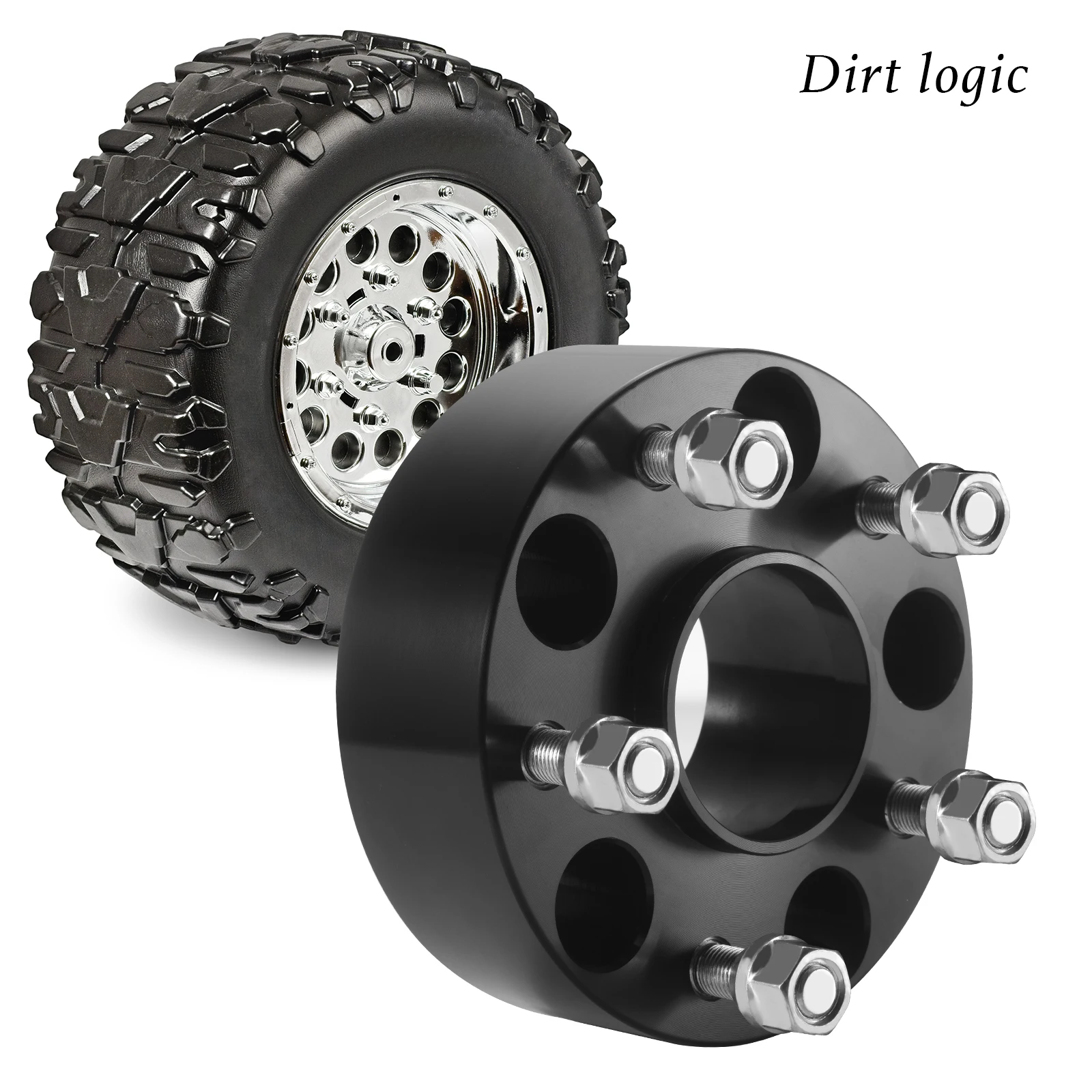 Wheel Spacer Set Aluminum Wheel Spacer Pair WheelCentric Adapter 5x139.7 2 inch Thick  For 2010 Dodge Ram1500