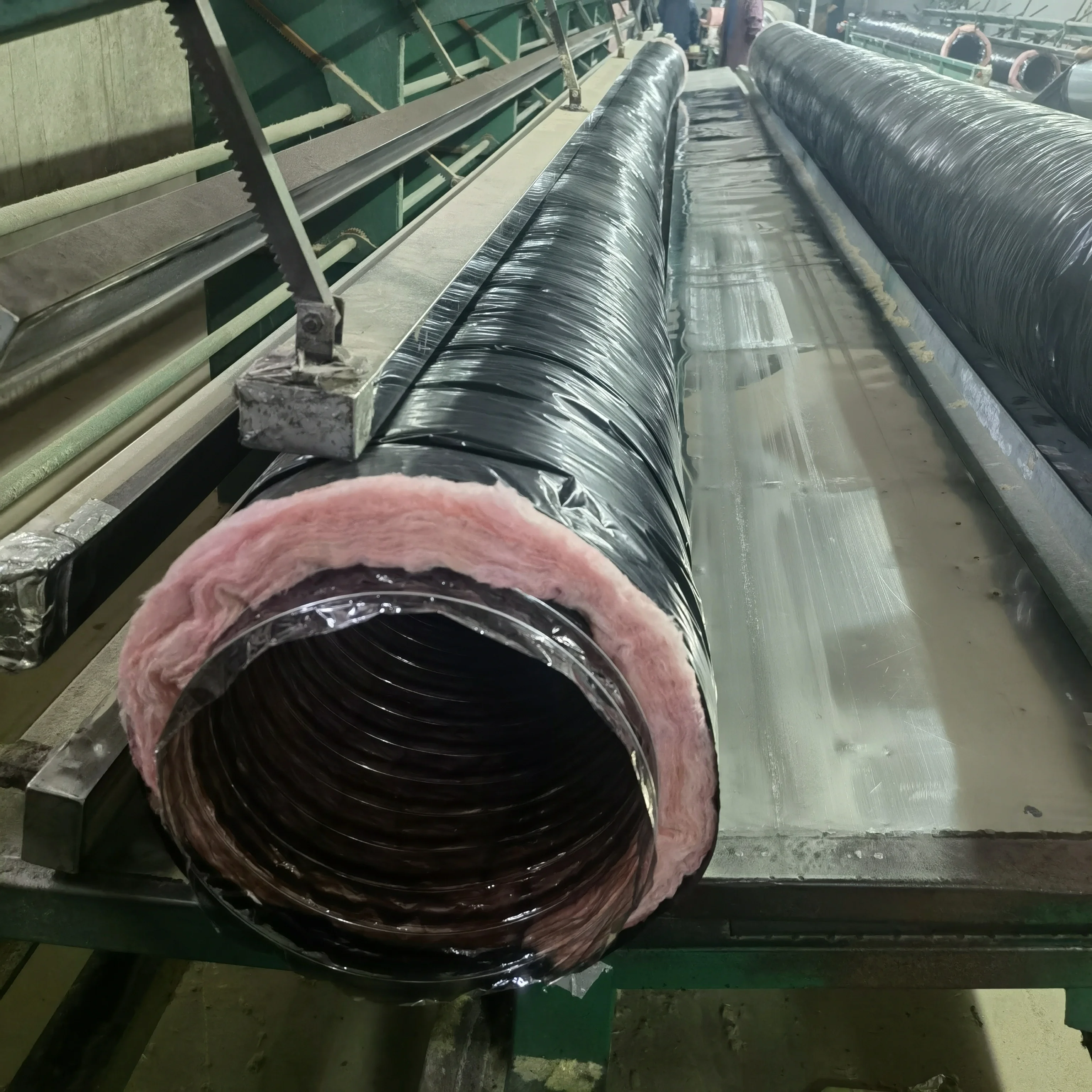 Good Quality Flexible Duct Manufacturer Black Color 8 Inch Flexible Air Duct hvac insulation ducts