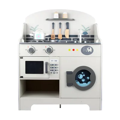 
2019 wooden kids kitchen play set toy child pretend playing educational kitchen toys 