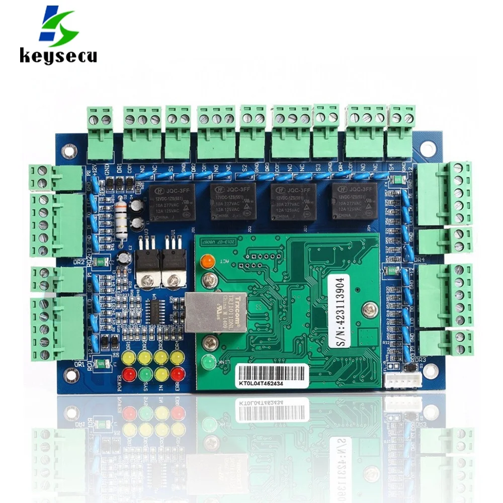 Бесплатное программное обеспечение TCP/IP Мульти двери 4-дверный шкаф для мониторинга в реальном времени Wiegand управление rfid-карт доступа панель доска безопасности для строительства