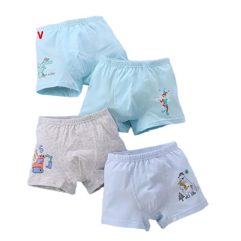 Youduomian Wholesale Factory Cute Young Boys Underwear Kid Lingerie Factory Price  Direct High Quality Boxer Brief Panty