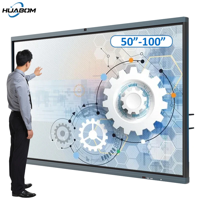 Factory Price OEM ODM 12 Points Touch 110 Inch Electronic Interactive Whiteboard Smart Blackboard For School