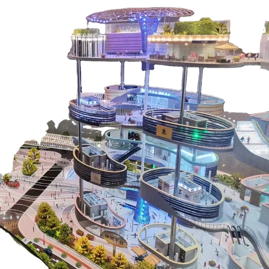 2021 new Architectural building model  scale models Dynamic Commercial Lifting Sand Table