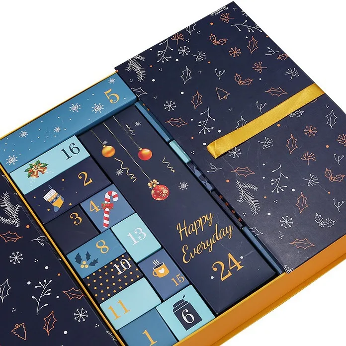 2024 24 Days Christmas Chocolate Packaging Advent Calendar
