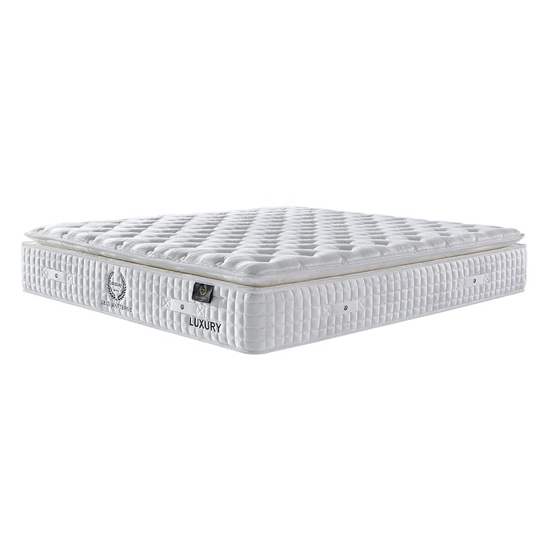 Pillow Top Luxury Hotel king memory foam pocket spring bed mattress King size orthopedic mattress