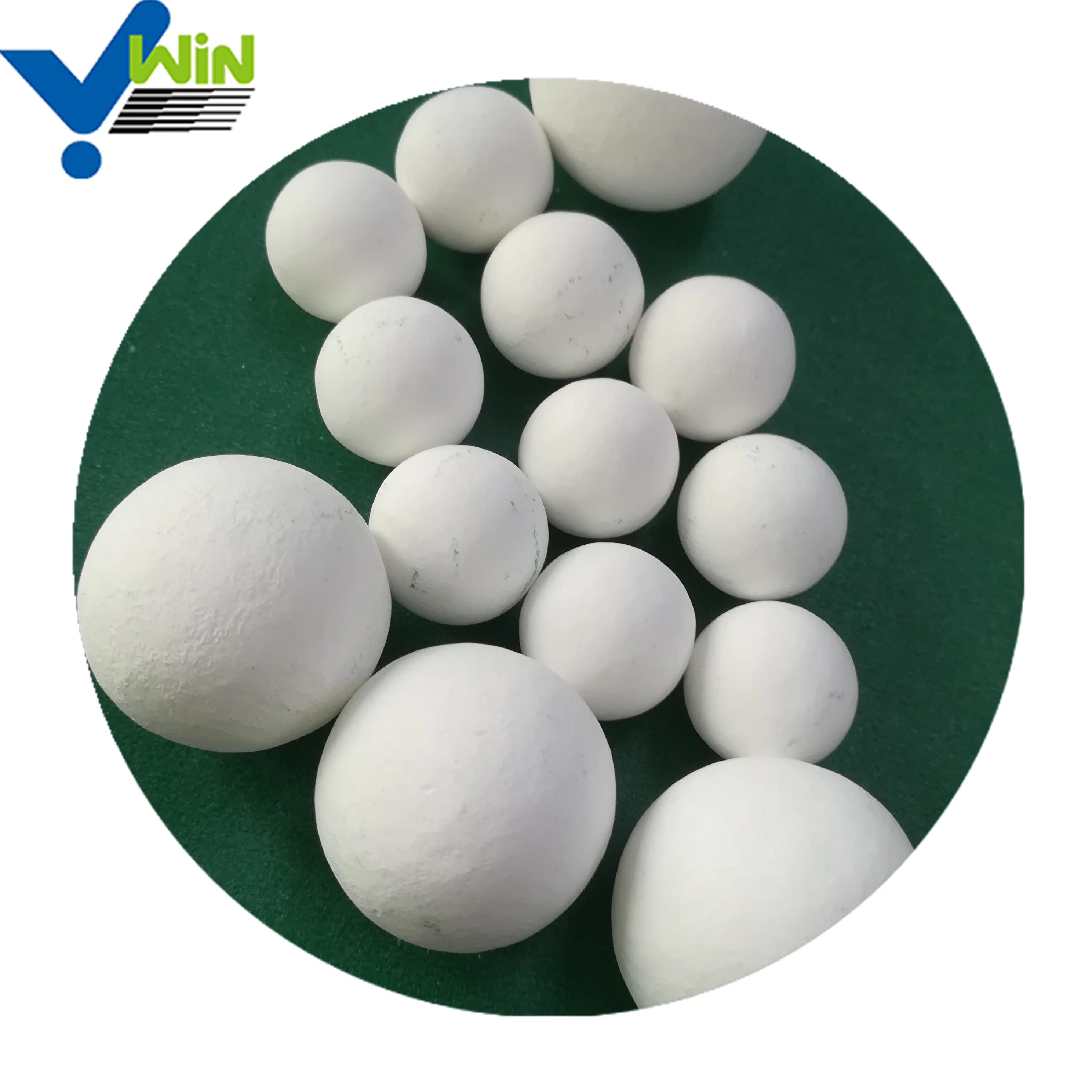 Factory Price High quality 99.5% High Alumina Ceramic Ball Catalyst Support Media Industrial Inert Alumina Packing Ball