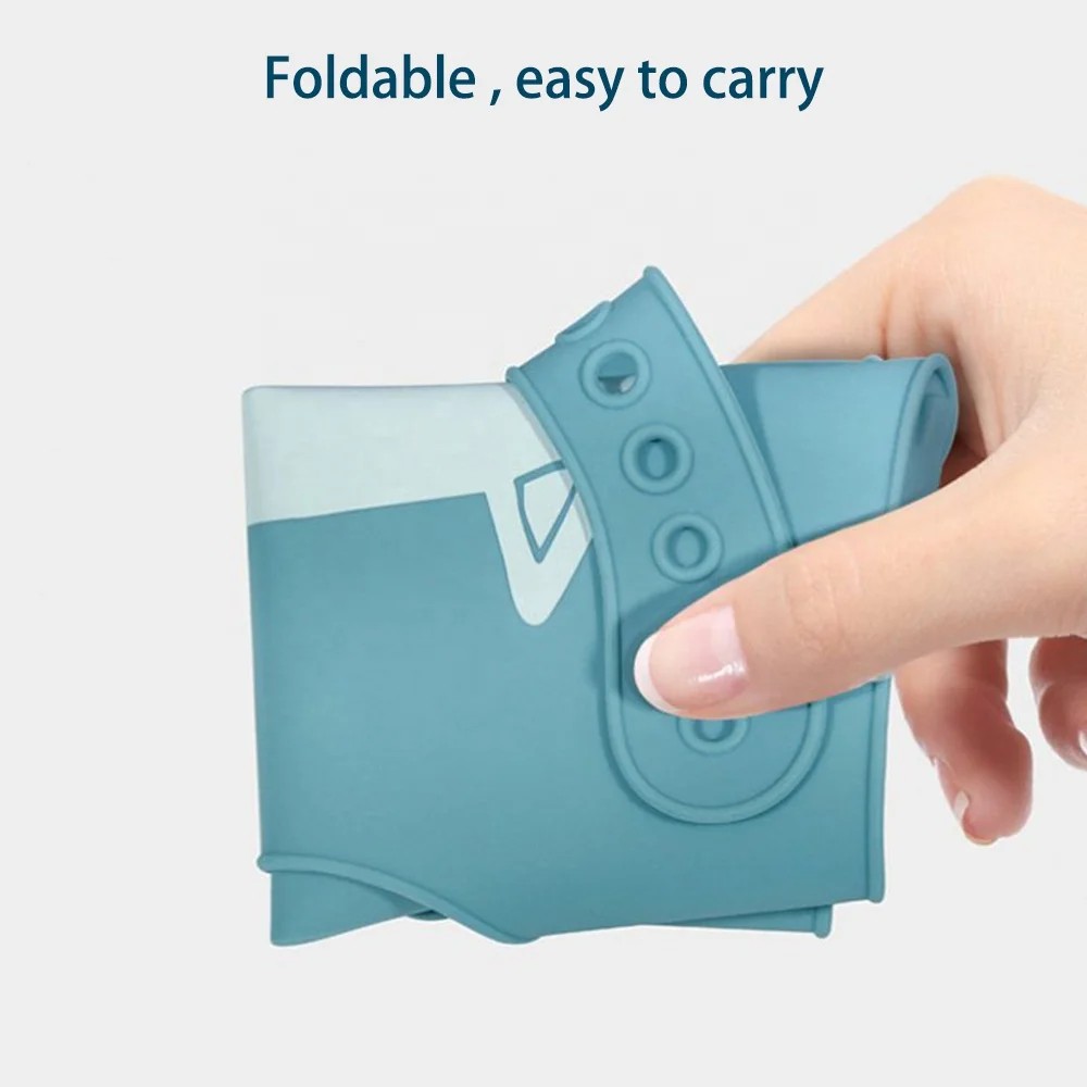 Hot Sale Kids Products Cute Silicone Tpe Waterproof Baby Lunch Bibs Baby Boy Essentials