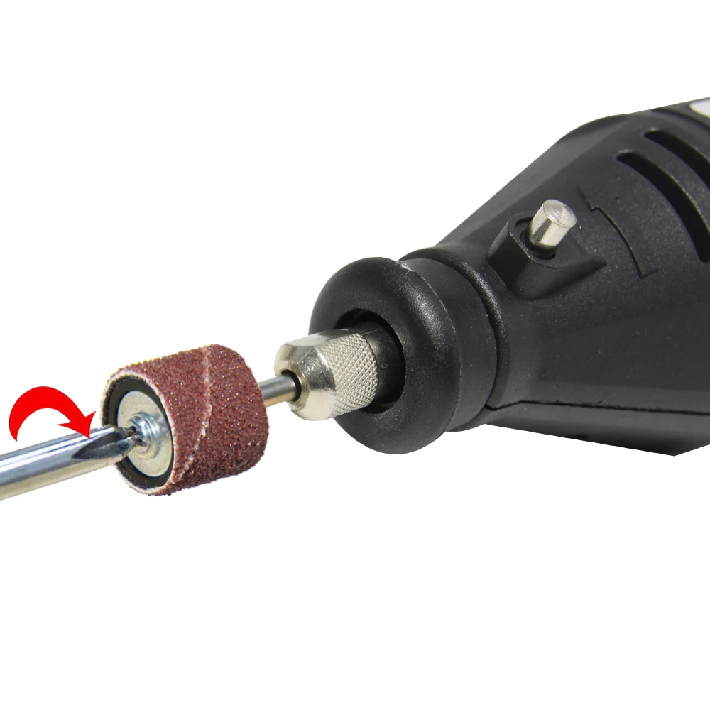 Набор абразивных шлифовальных лент и барабанов TASP 42 шт., наждачная бумага, роторные инструменты, аксессуары с оправками, зернистость 80 ~ 600