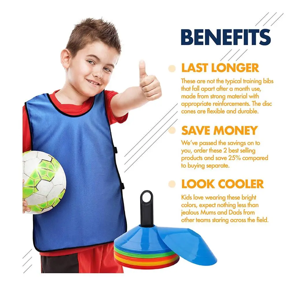 Gym Equipment Sports Disc Cones Set Speed Training Agility Cone