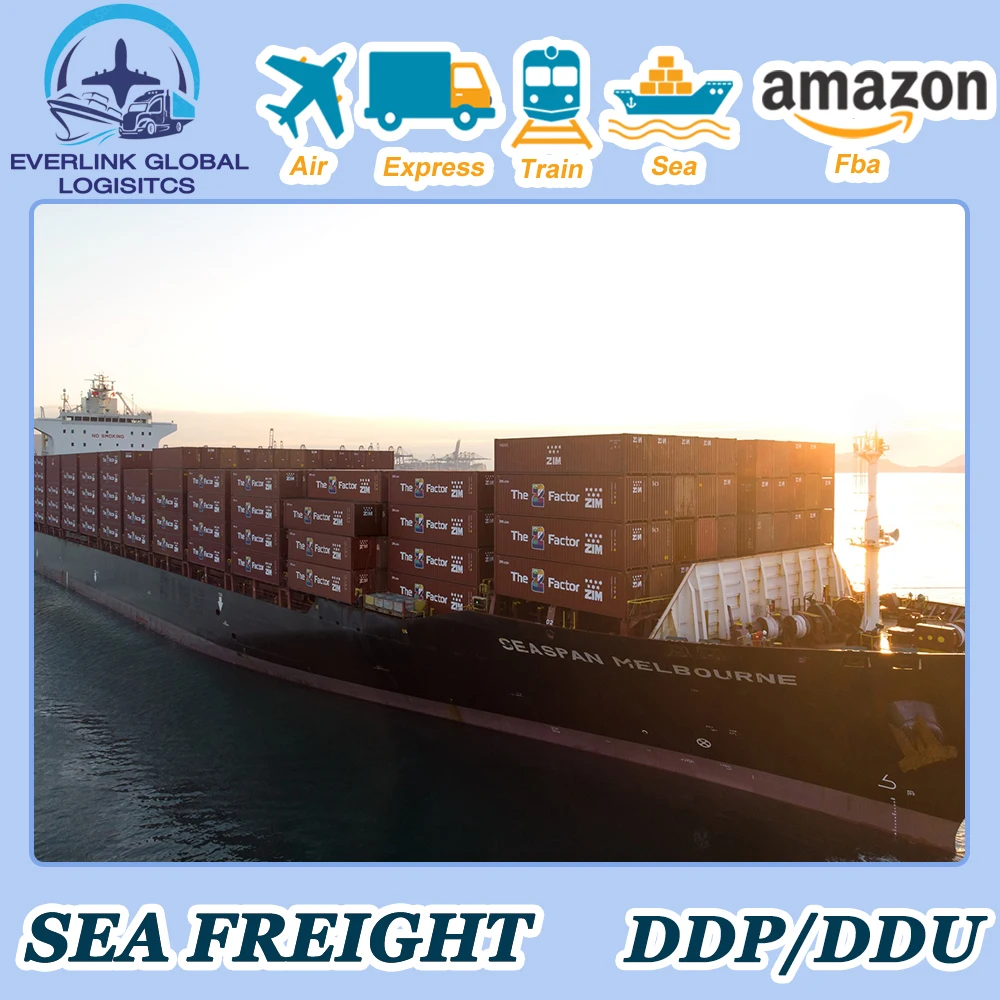 Lcl Fcl Sea Freight Forwarder Rates from China International Cheap 20ft 40ft Transit Time Storage AIR Pcs Feedback Cargo Label