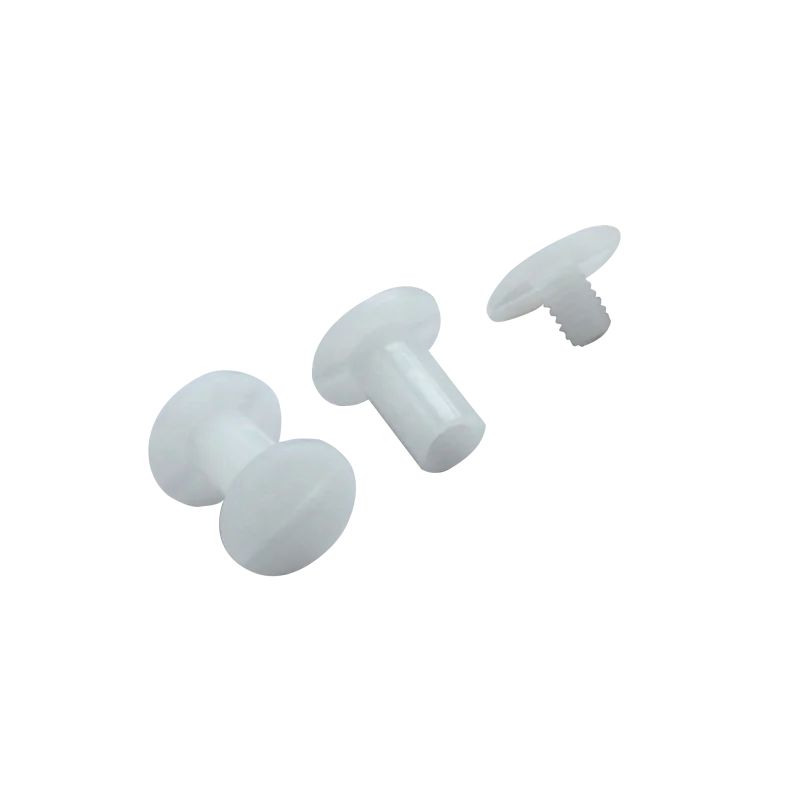 Nylon Fastening Clips Book Screw Binding Fasteners Plastic Book Binding Rivets