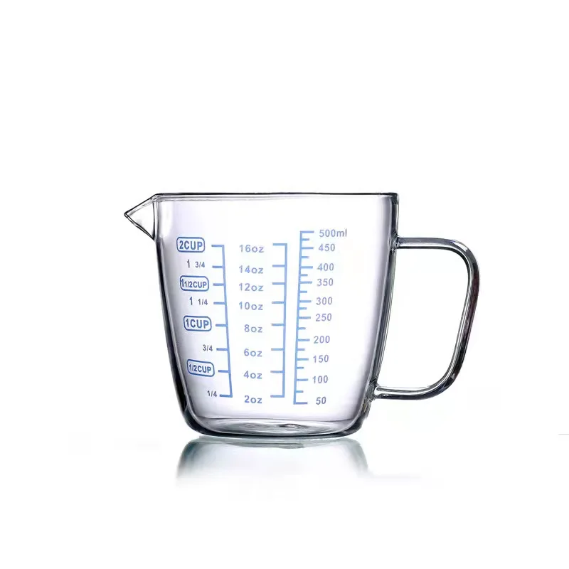 Стеклянные мерные чашки для выпечки 250 мл мерный кувшин из боросиликата приготовления молока