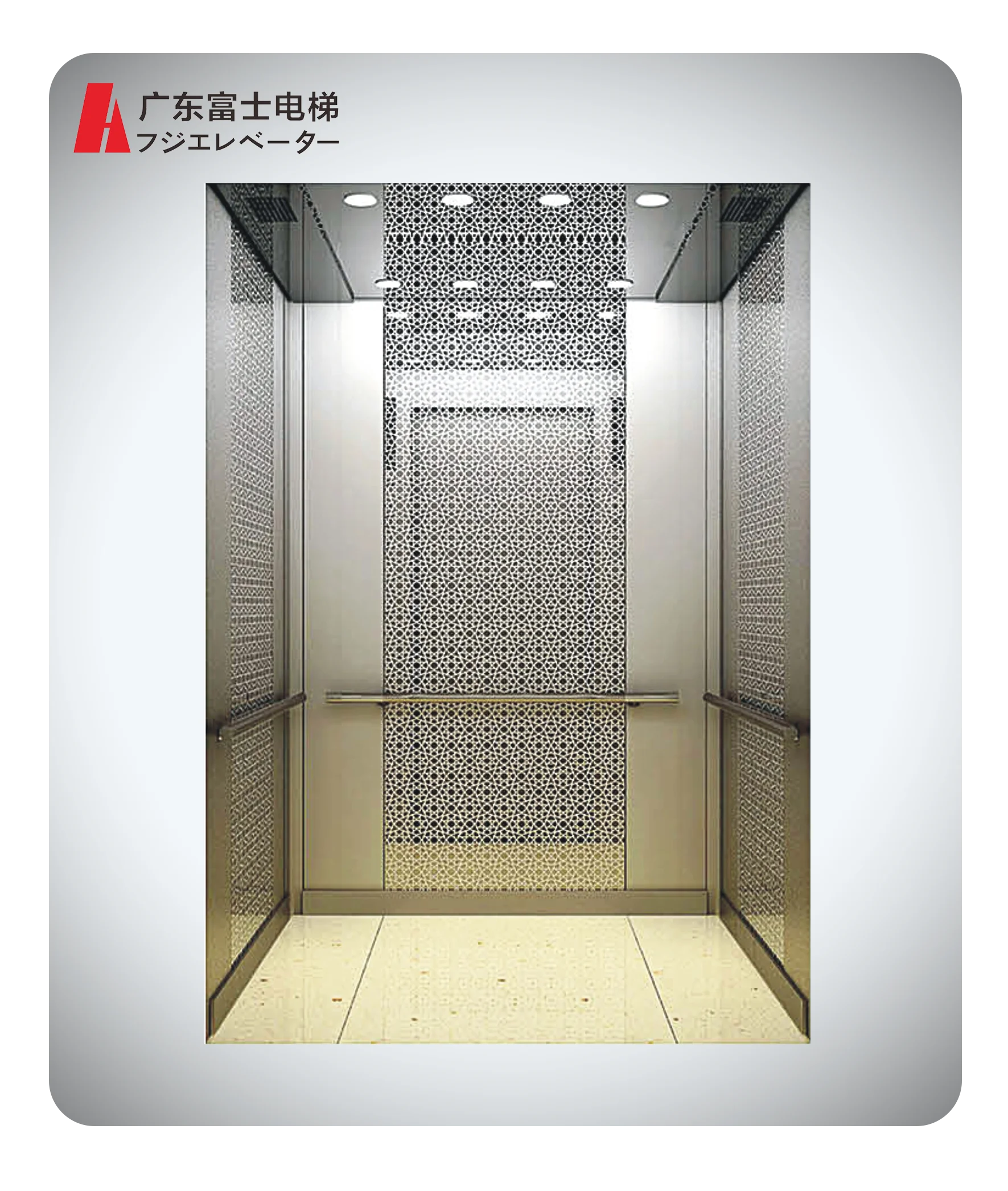 Customized Commercial Passenger Elevator Office Building Outdoor Elevator Lift For 4 Floors