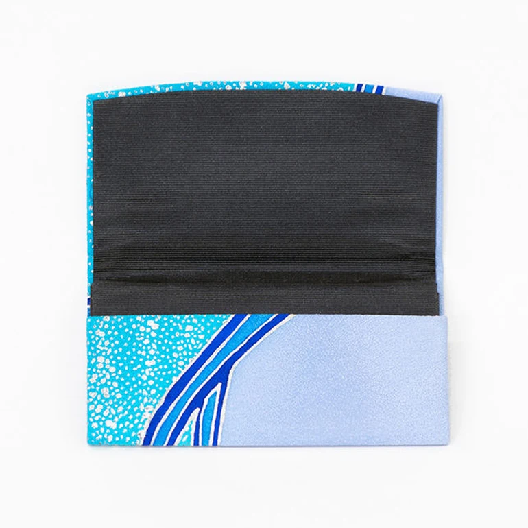 Japanese kimono leather business waterproof memory card case