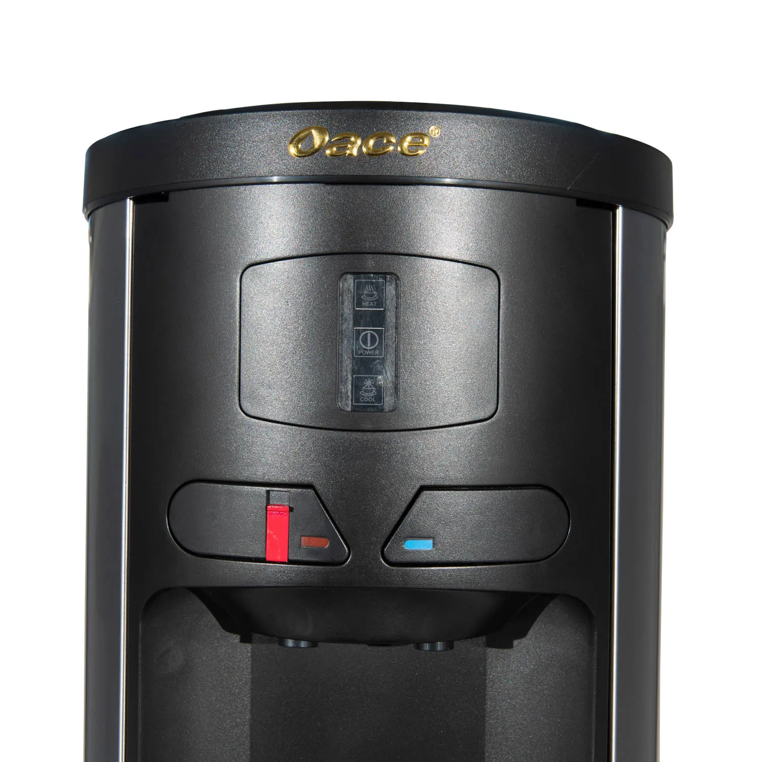 White Top Loading Freestanding Water Dispenser with Storage Cabinet Water Coolers