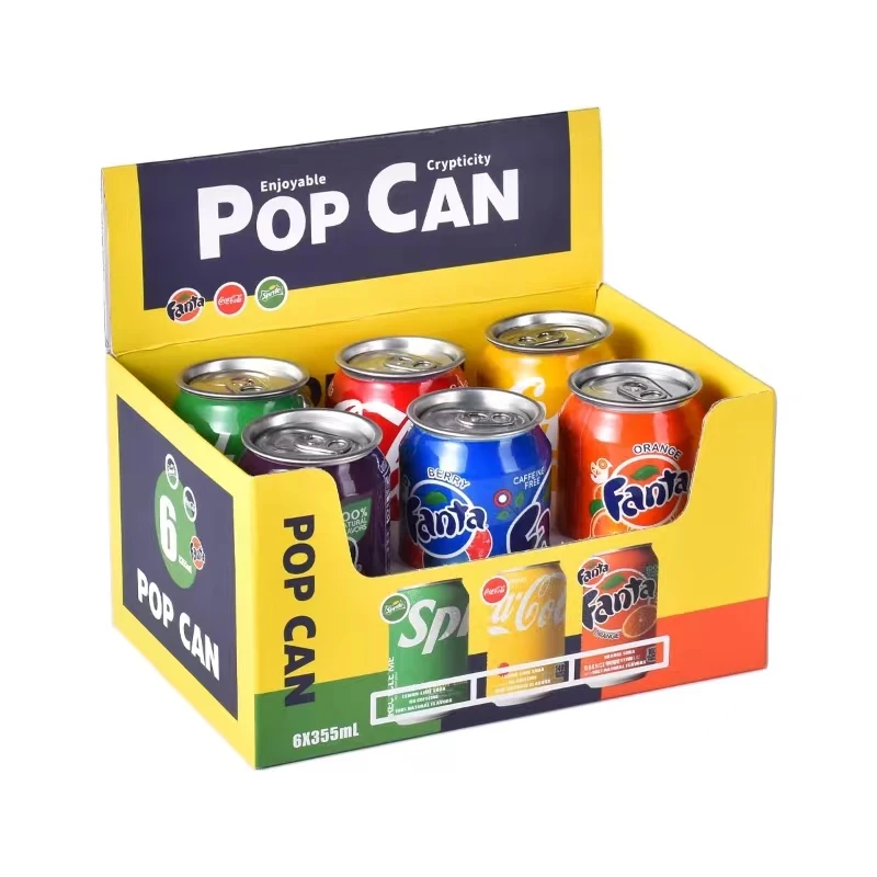 POP Container Cola Fanta Sprite Soda Can Diversion Safe Stash Bottles With Hidden Storage And Lid