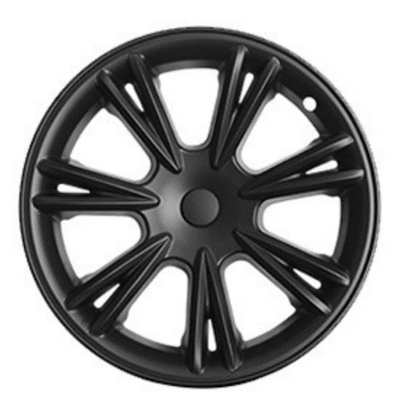 2024 Car accessories 4 pcs 19 inch matt black original wheel hub cover for tesla model y