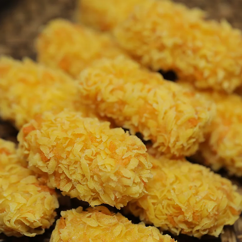 High nutrient content Iqf Frozen Seafood Breaded deep fry crab meat