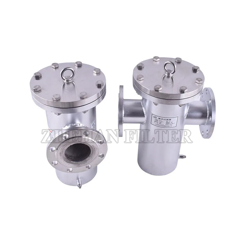 stainless steel DN23-300 Basket strainer Remove rust, sand and impurities from sewage water treatment filter