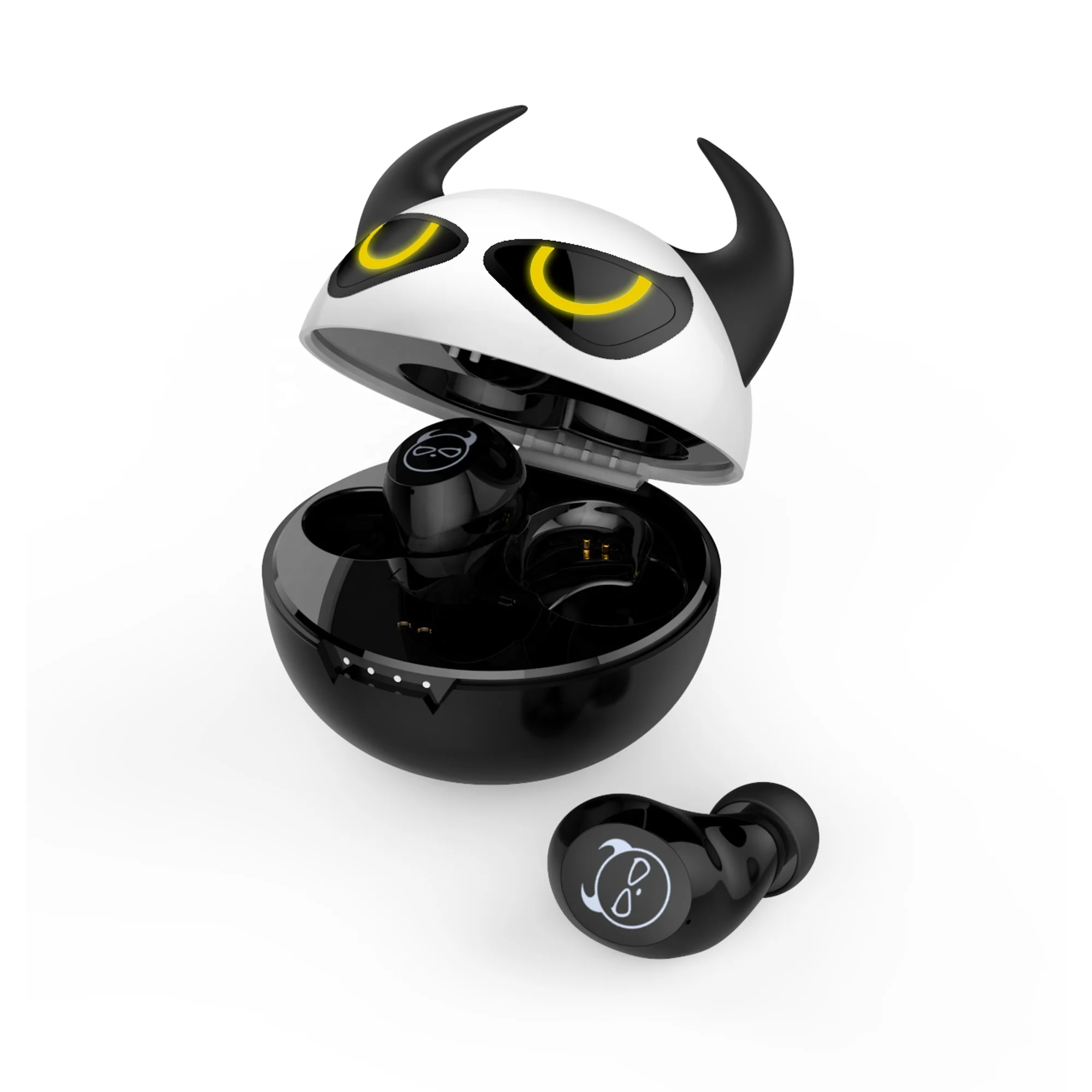 
 Wireless headphones Hot Sale auriculares Sports stereo smart design headset Halloween design earbuds  