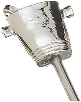 Novelty Custom top 3D fruit cup shape cocktail picks martini stirrers coffee stick