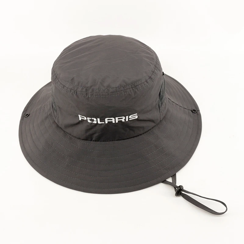 custom summer sun protection waterproof breathable quick dry mesh fisherman cap boonie bucket hat with string