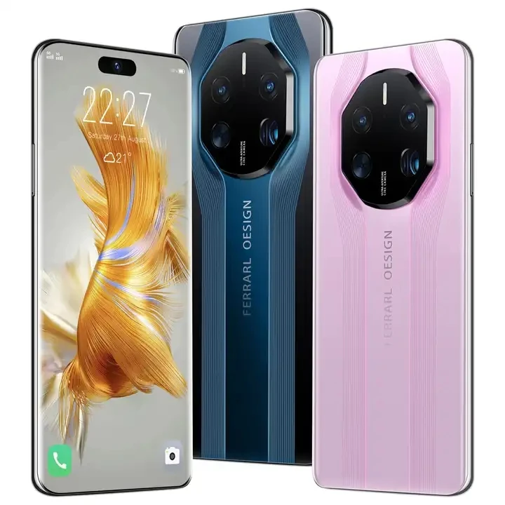 7,3 дюймовый полноэкранный смартфон Mate50 Pro, Android 10, двойная SIM-карта 12 г + 512 г, разблокировка лица