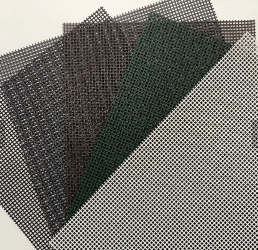 1*1 pvc woven mesh fabric vinyl coated polyester mesh