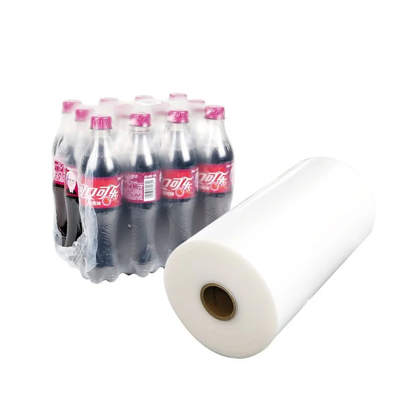 
Hot selling wholesale heat shrink wrap pe shrink film for packaging bottles 