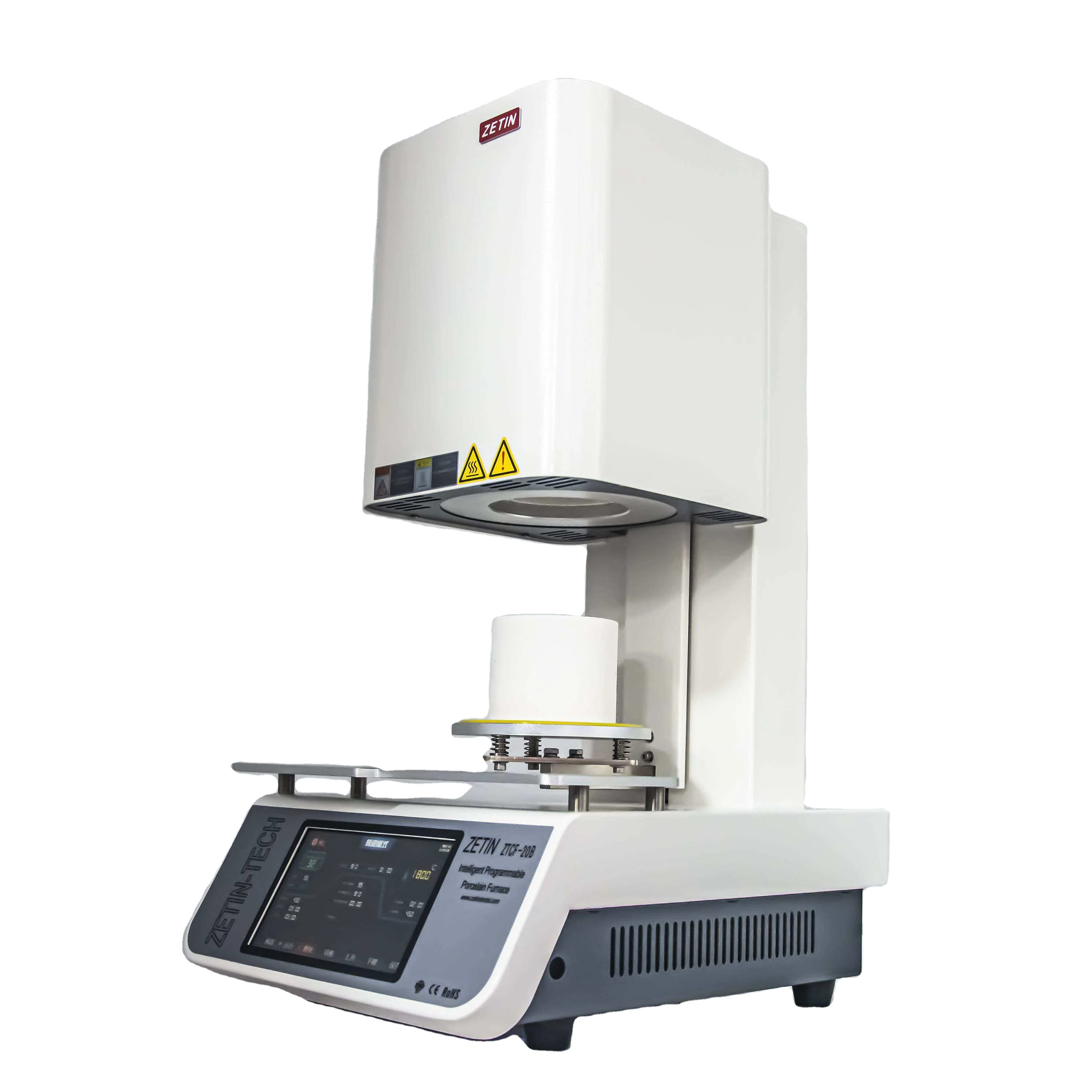 ZETIN Manufacture 1300 Degree Electric Furnace Color Screen Porcelain Oven for Dental Lab