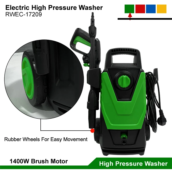 1400W Electric Power High Pressure Cleaner Machine Cold Water Jet Pump Portable Pressure Washing Guns Mini Pressure Car Washer