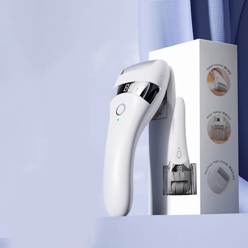 Hot Selling Portable Usb Rechargeable Foot File Pedicure Tools Feet Care Tools Electric Vacuum Foot File Callus Remover