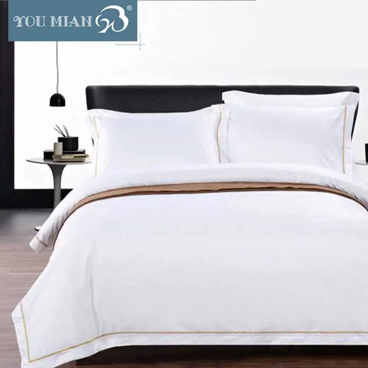 Home Textile 100% Cotton hotel linen Wholesale China Cheap Price Bedding Set Bed Linen High Quality