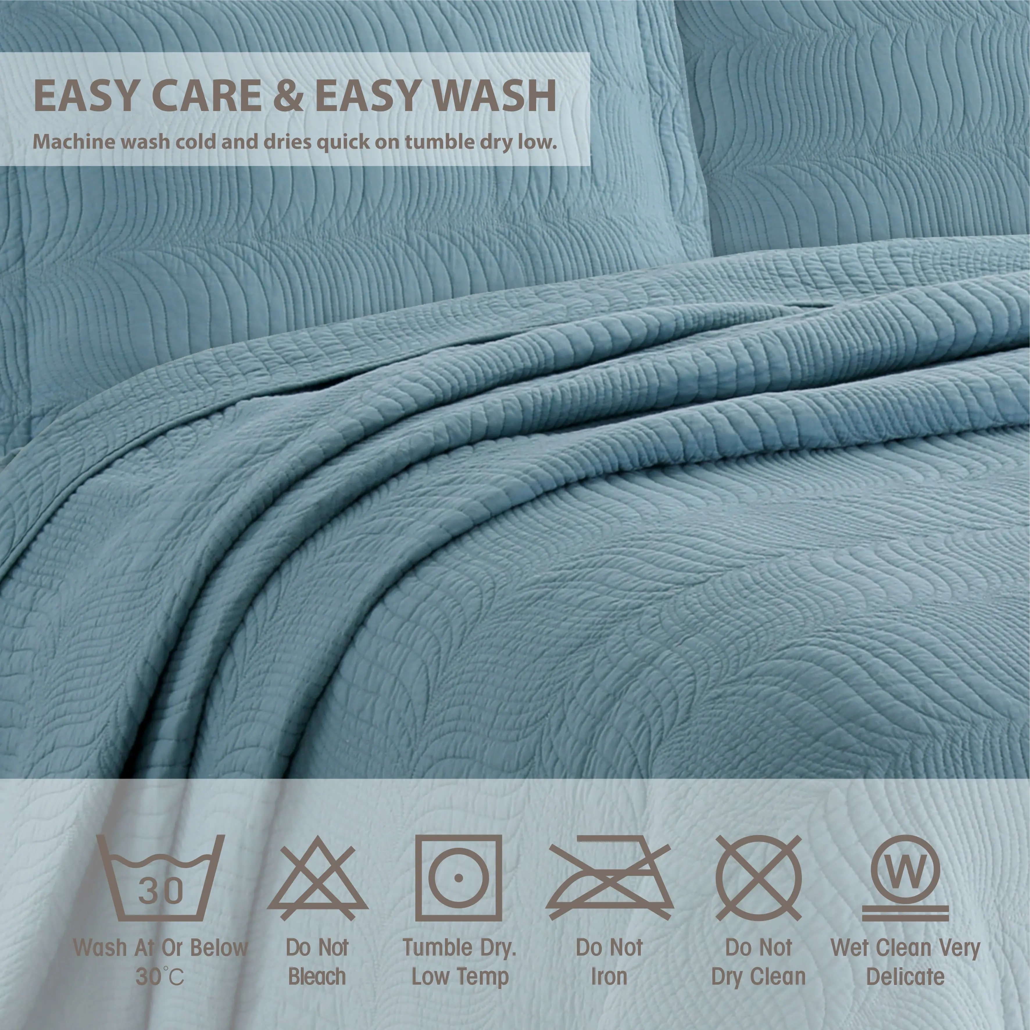 Besta Hot Sales in Eastern Europe Manufacturer Professional Quilted Bedspread Bedding Set