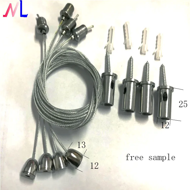 Hot-selling  Low- Cost steel Wire Suspension Led Panel Lights Ceiling Fixture Cable