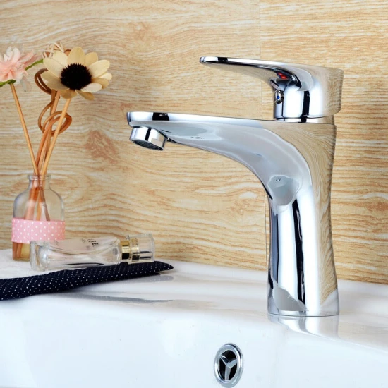 High quality household single handle faucet bathroom cold and hot water mixer tap basin wash manufactures basin faucets