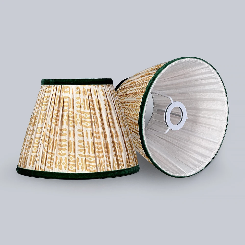 Custom Modern Hotel Table Wall Floor Lamp Lampshade E14 E27 Linen Fabric Lamp Shade For Wholesale