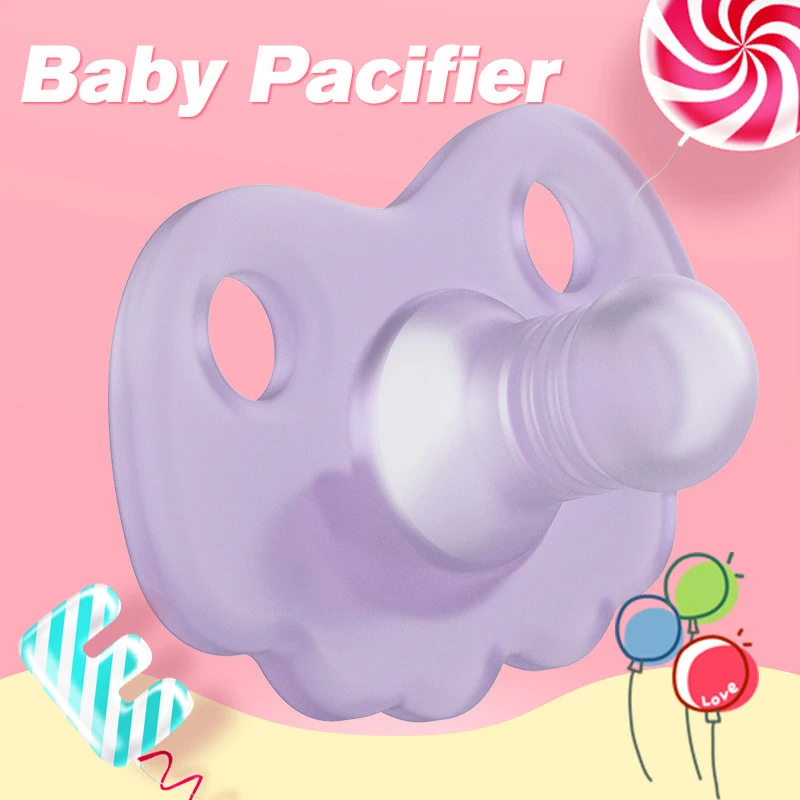 Baby Silicone Pacifier Food Grade Care Product Soft Baby Nipple Soother Pacifier Nursing Accessories