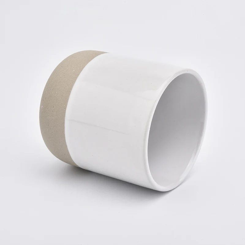 Custom Ceramic Jars empty candle vessel Home Decoration Wholesale