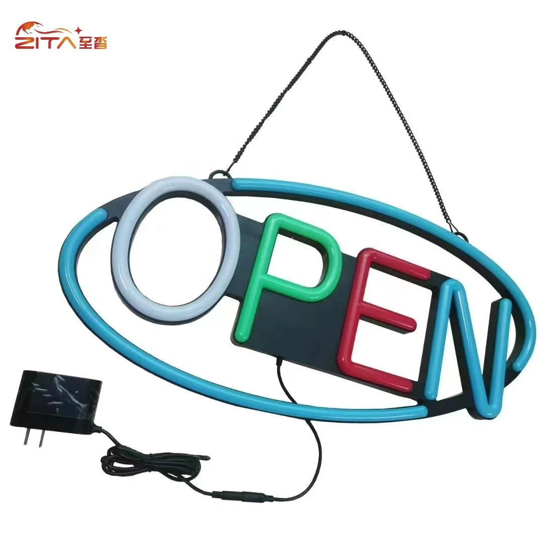 custom high quality super bright RGB and RGBW electronic Led Neon Open Sign